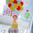 pop out balloon girl
