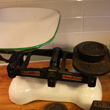 Large enamel avery scales and weights
